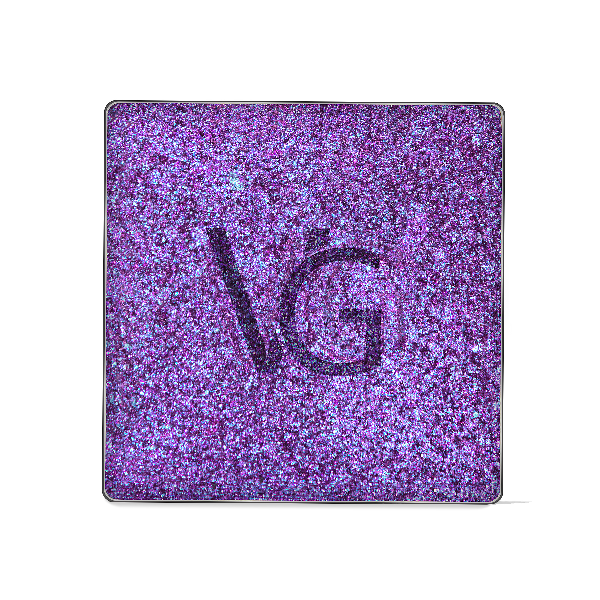 Cienie do powiek color exstasy ES044 - Kolor liliowy z fioletowymi drobinkami