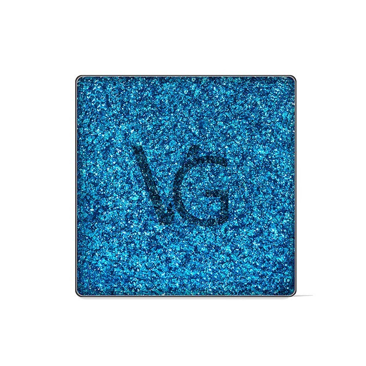 Cienie do powiek color exstasy ES007 - Intensywny niebieski elektryk z fioletowymi drobinkami