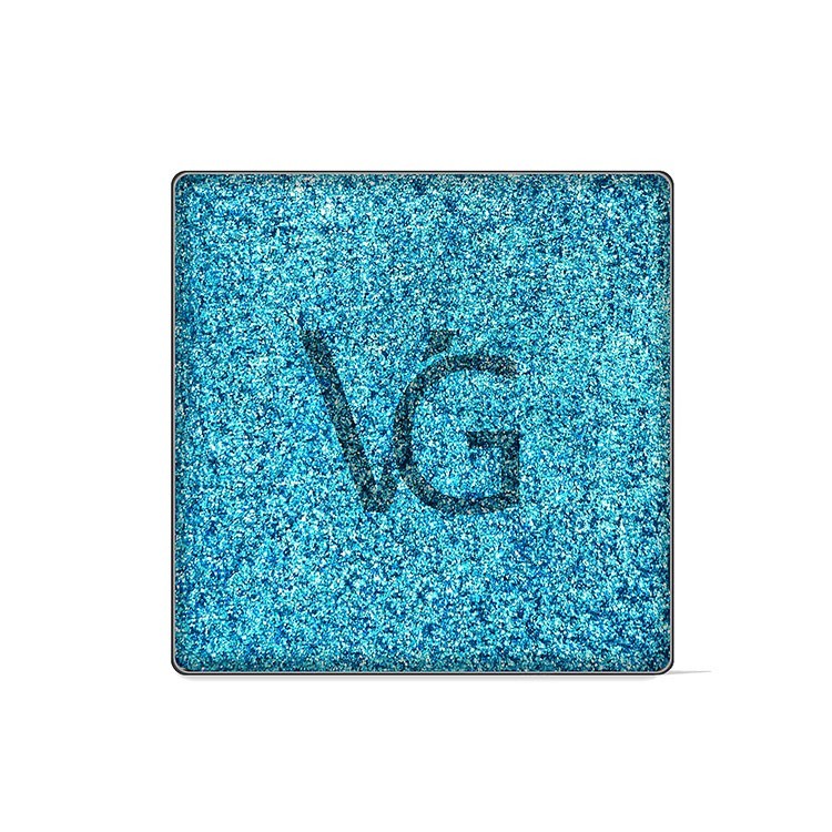 Cienie do powiek color exstasy ES008 - Błękitny kolor ze srebrzysto-białymi drobinkami