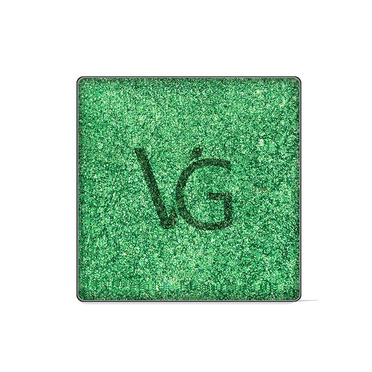 Cienie do powiek color exstasy ES003 - Kolor seledynowy ze złotymi drobinkami