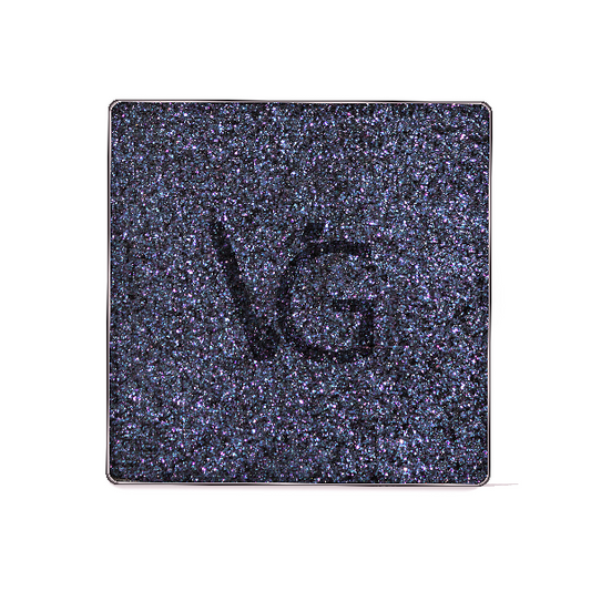 Cienie do powiek color exstasy ES032 - Intensywny szary z fioletowo-różowymi drobinkami