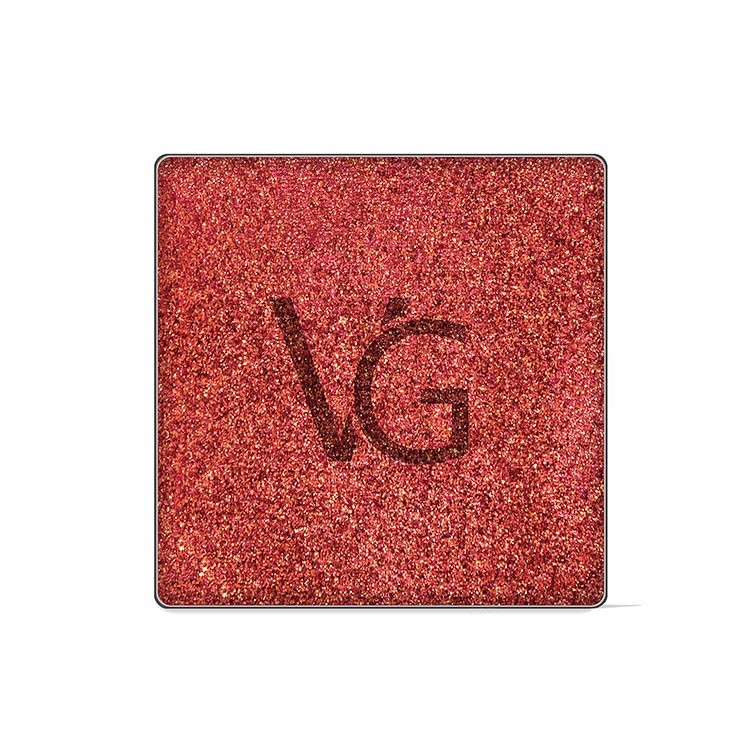 Cienie do powiek color exstasy ES041 - Koralowy kolor ze złotymi drobinkami