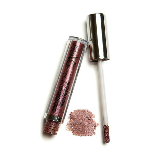 Cienie do powiek ultra glitter GT007 - Czerwono-różowy brokat z fioletowo-różowymi drobinkami