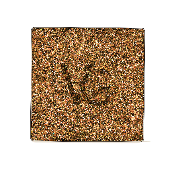 Cienie do powiek color exstasy ES023 - Brązowo-rudy kolor ze złotymi drobinkami