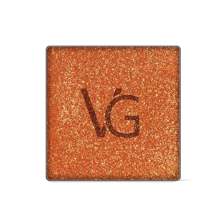 Cienie do powiek color exstasy ES006 - Intensywny rudy kolor ze złotymi drobinkami