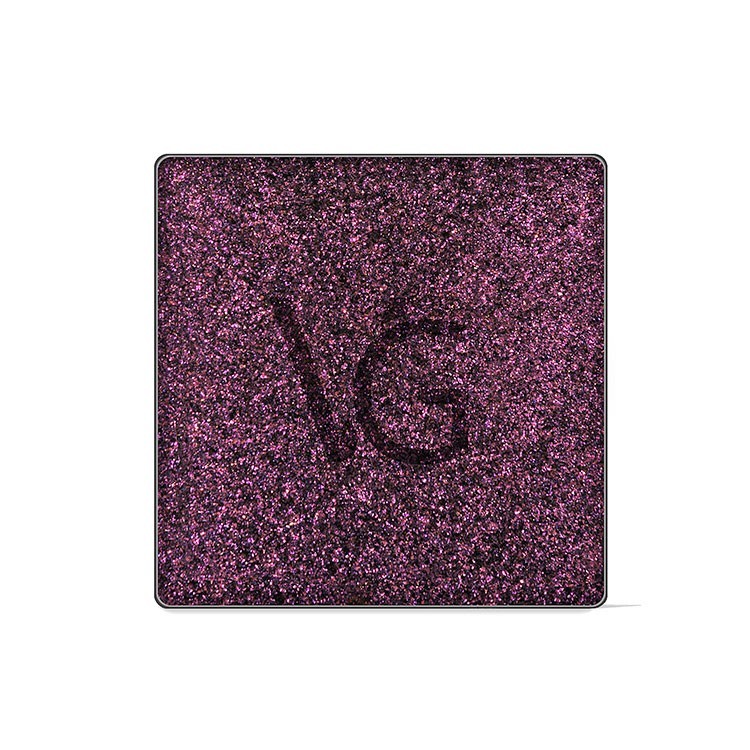 Cienie do powiek color exstasy ES013 - Fioletowo-bordowy odcień z drobinkami multichrome