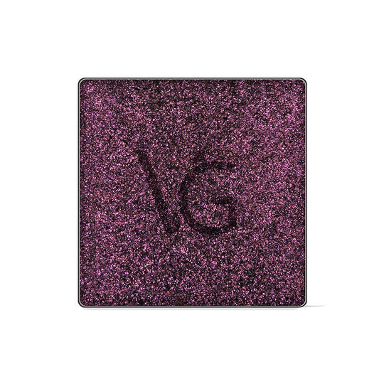 Cienie do powiek color exstasy ES013 - Fioletowo-bordowy odcień z drobinkami multichrome