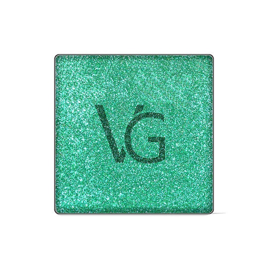 Cienie do powiek color exstasy ES004 - Delikatny zielony metalik z szaro-białymi drobinkami