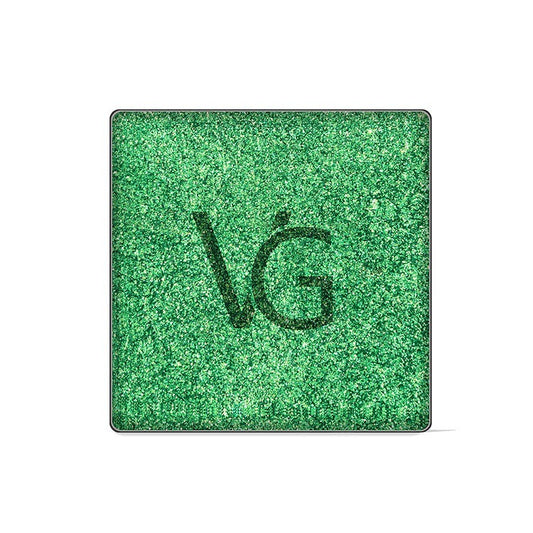 Cienie do powiek color exstasy ES003 - Kolor seledynowy ze złotymi drobinkami