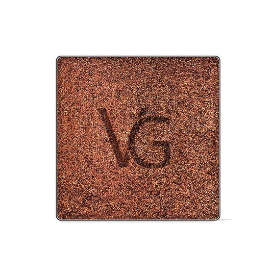 Cienie do powiek color exstasy ES022 - Brązowy kolor ze złotymi drobinkami