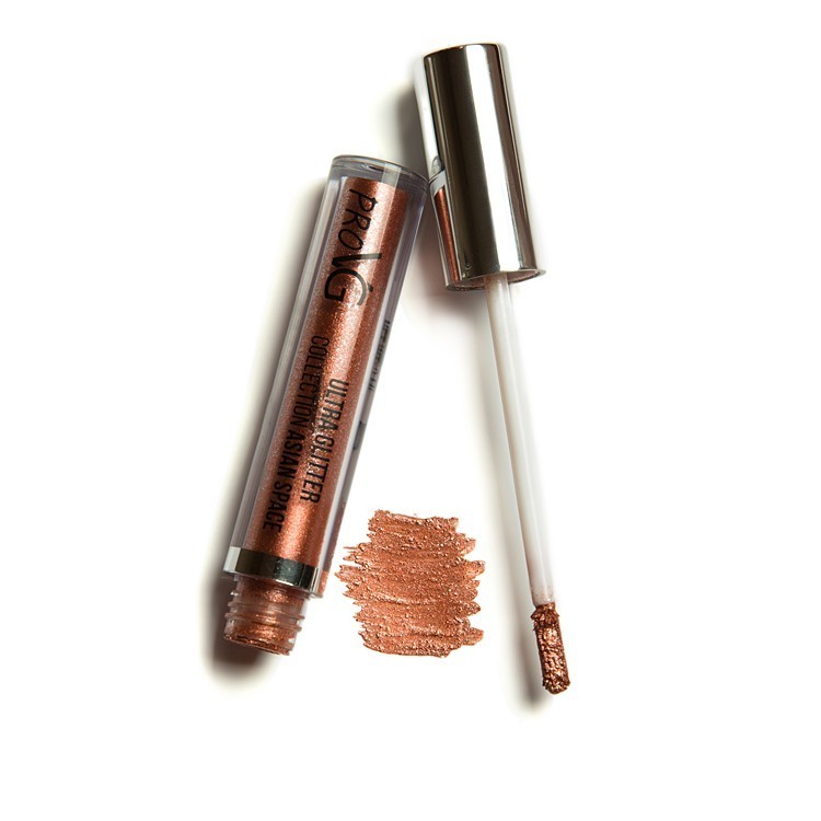 Cienie do powiek ultra glitter GT008 - Brązowo-rudy brokat